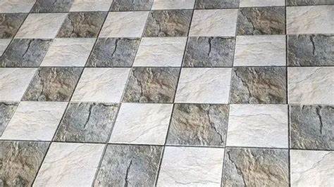 Soluble Salt Polished Vitrified Parking Digital Tiles 16 X 16 Inch