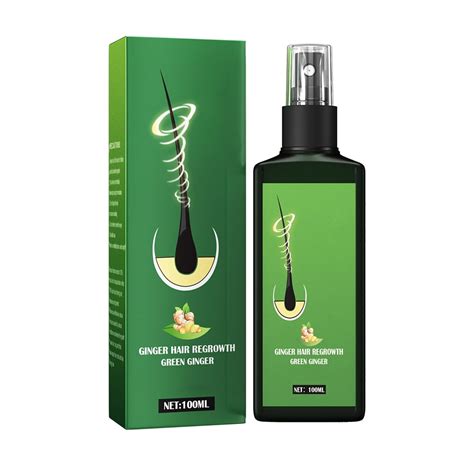 Ginger Hair Growth Serum Spray Hair Growth Liquid Prevent Hair Loss Regrowth Nourishing Ginger