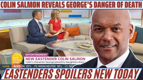 Colin Salmon Reveals George Knights Self Harm Horror In Eastenders