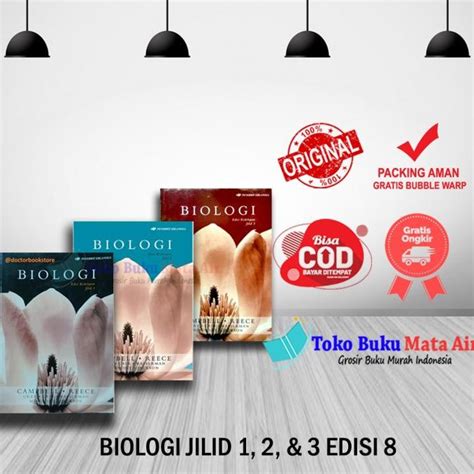 Jual Hits Best Seller Original Biologi Jilid 1 2 3 Edisi 8