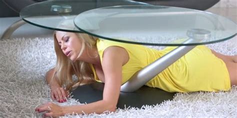 Brad Bangs Alexis Fawxs Pussy Under The Table Tnaflix