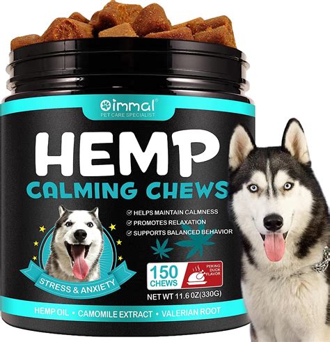 Hemp Calming Chews For Dogs 110150 Soft Dog Calming