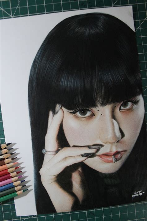 ArtStation - Colored Pencils Drawing of Jisoo