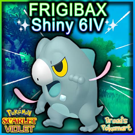 FRIGIBAX Shiny 6IV / Pokemon Scarlet and Violet / Lv1 Ready to Raise for Competitive Battle ...