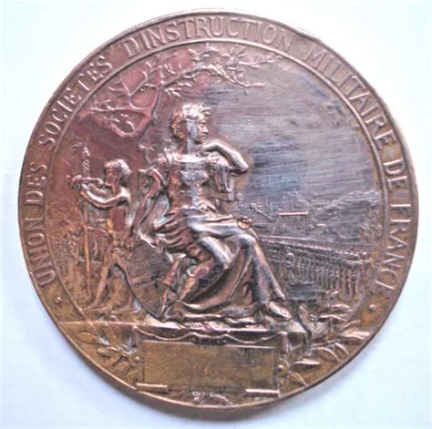 MEDAILLE BRONZE DORÉ D APRES F RUDE 1888 Par H Dubois LA MARSEILLAISE