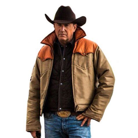 Yellowstone Kevin Costner John Dutton Leather Jacket