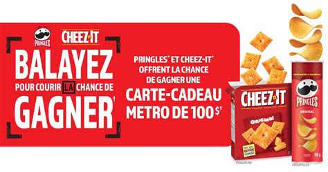 A gagner 50 cartes cadeaux épicerie Metro ou Super C de 100