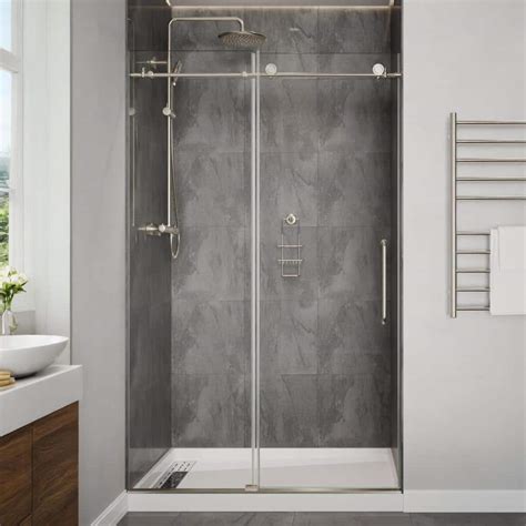 Reviews For Anzzi Cipressi Series In X In H Sliding Frameless