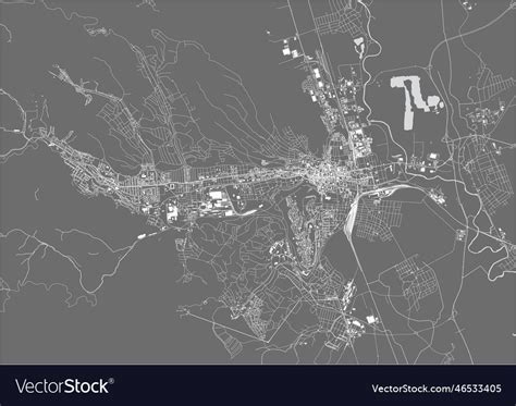 Map of the city miskolc hungary Royalty Free Vector Image