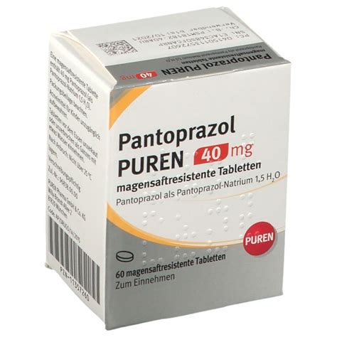 Pantoprazol Puren 40 Mg 60 St Mit Dem E Rezept Kaufen Shop Apotheke