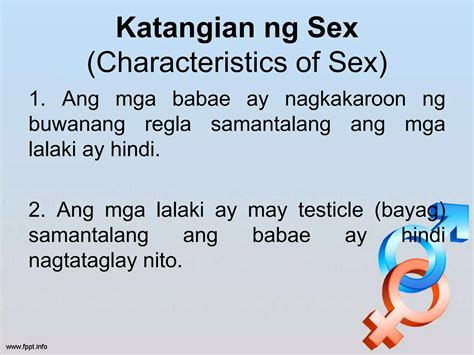 Konsepto Ng Gender At Sex PPT