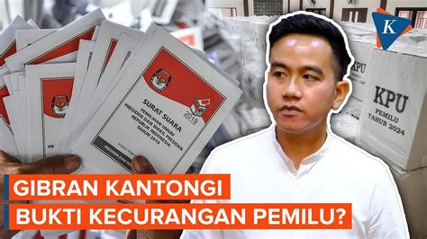 Sama Dengan Kubu Anies Dan Ganjar Gibran Juga Mengaku Kantongi Bukti