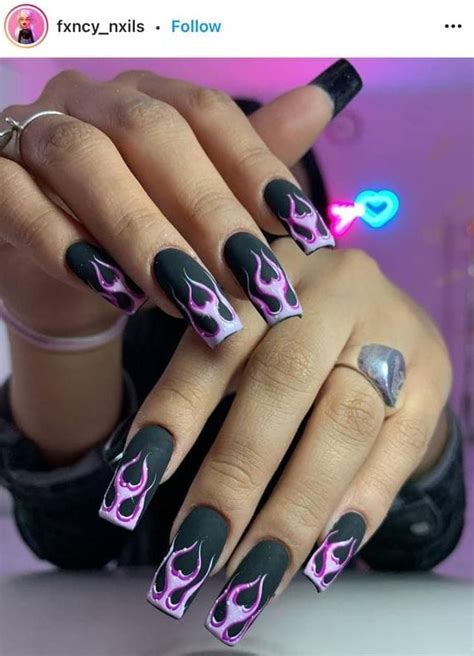 50 Ideas Of The Flame Nail Designs And Arts To Copy In 2024