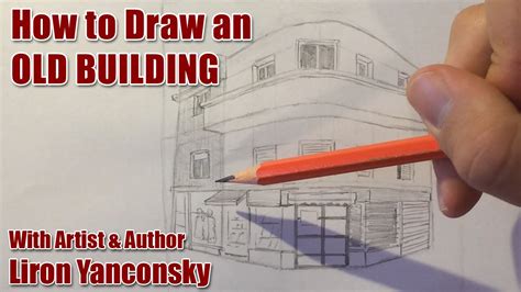 How to Draw an Old building - Drawing Tutorial - YouTube