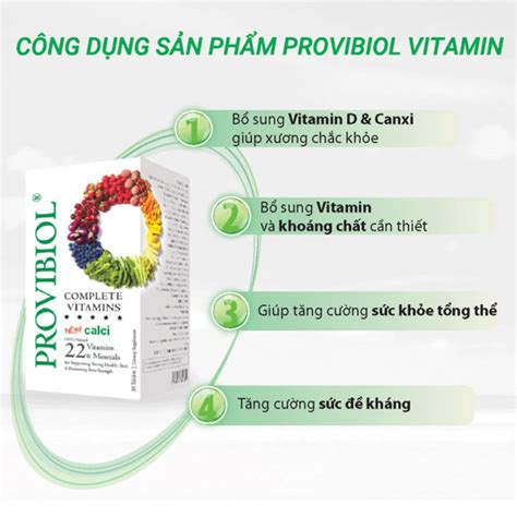 Vi N U Ng B Sung Vitamin V Kho Ng Ch T Provibiol Vitamin Vi N