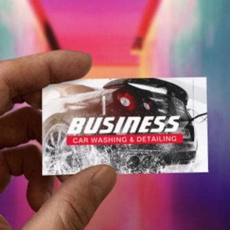 Car Wash Business Cards – Card Bee