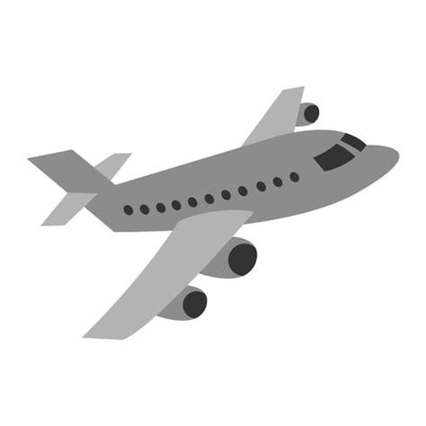 Airplane Flying Vector Icon Vector Art At Vecteezy