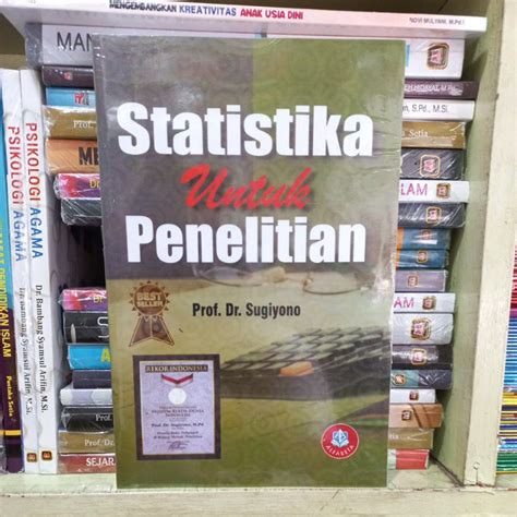 Jual Statistika Untuk Penelitian Prof Dr Sugiyono Shopee Indonesia