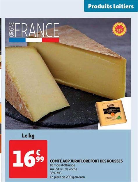 Promo Comt Aop Juraflore Fort Des Rousses Chez Auchan Icatalogue Fr