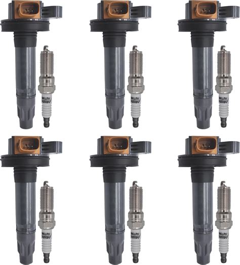 Amazon Autowxjq Ignition Coil Iridium Spark Plugs Set Of 6pcs