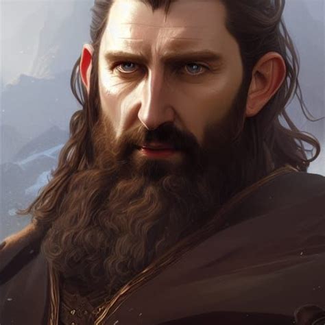 Thorin Oakenshield King Under The Mountain Ai Generated Artwork