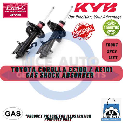 TOYOTA COROLLA EE100 AE101 FRONT 2PCS 100 ORIGINAL KAYABA KYB