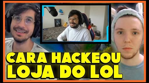 REVOLTA REAGINDO AO RENECRODILO CARA HACKEOU A LOJA DO LOL MUCALOL E