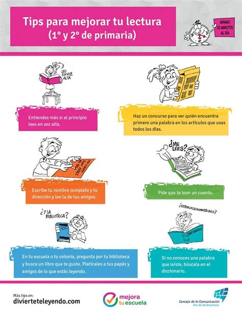 Tips Para Mejorar Tu Lectura 1° Y 2° De Primaria Imagenes Educativas