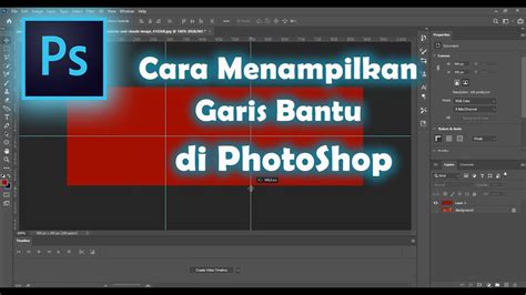 Cara Menambahkan Garis Bantu Di Photoshop New Guide Di Photoshop