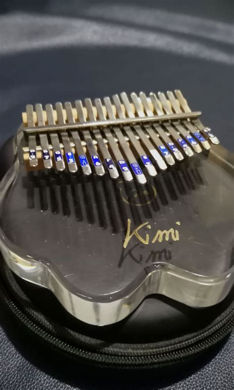 Kimi Glass Kalimba, Hobbies & Toys, Music & Media, Musical Instruments ...