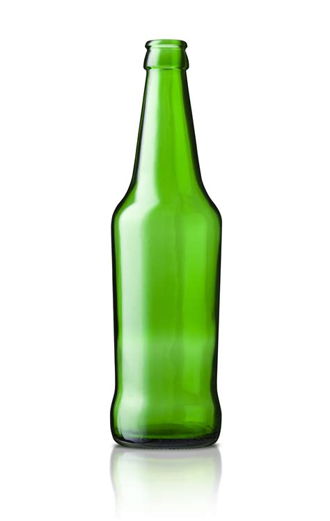 Empty Green Beer Bottle Isolated On The Transparent Background 36624190 Png