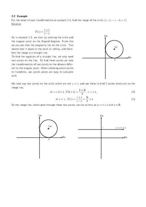 Bilinear Transformation Example 178388 | Handout Bilinear