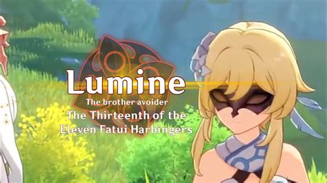 Lumine The Fatui Harbinger Introduction YouTube