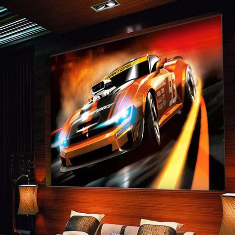 Vintage Race Car Wallpaper Mural