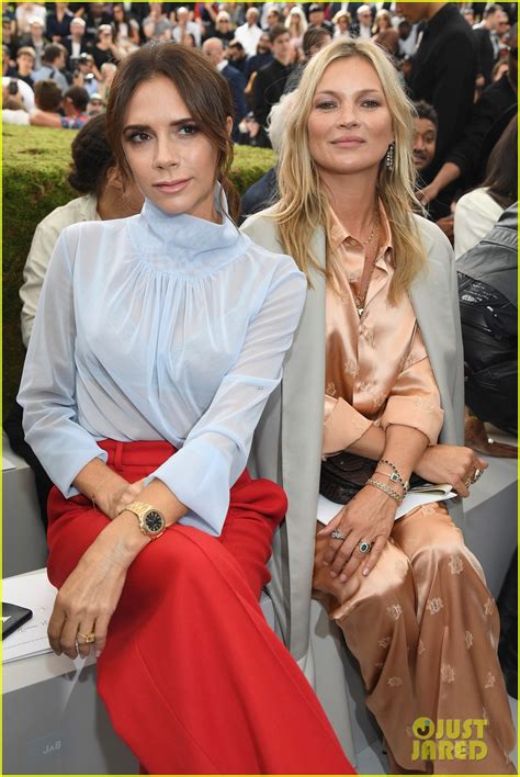 Victoria Beckham Joins Naomi Campbell And Kate Moss At Dior Homme Show In