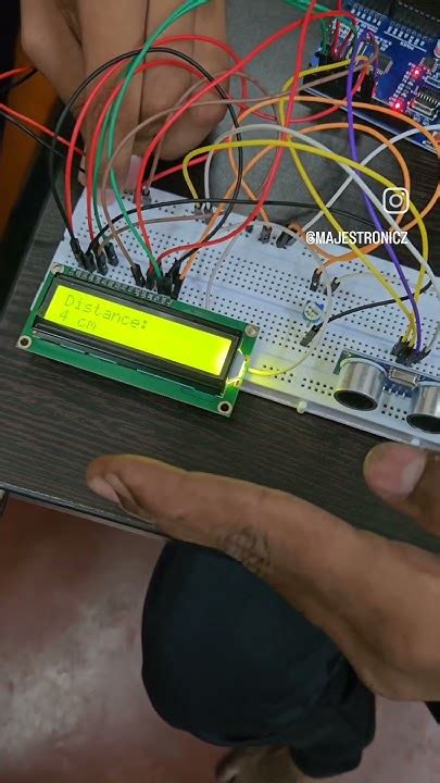 Distance Measurement Using Arduino 💥💥 Arduino Arduinoproject Diyprojects Youtube