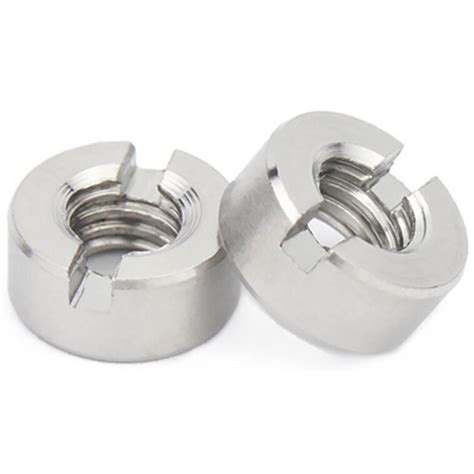 Sus Sus Stainless Steel Round Slotted Castle Nut Din Hex Nut