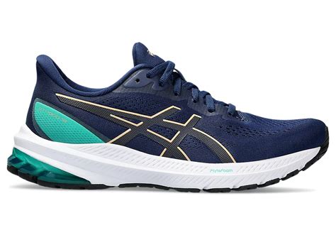 Gt 1000 12 Wide Women Blue Expansechampagne Womens Running Shoes Asics United States