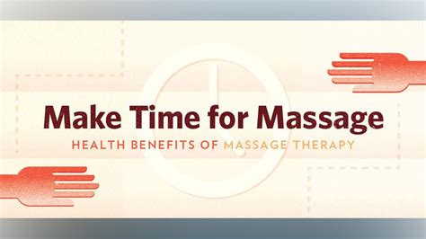 Timeless Health And Wellness Benefits Of Massage Therapy Infographic