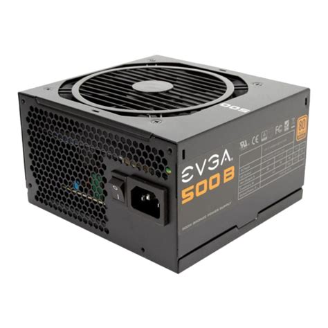 Evga 500w User Manual Pdf Download Manualslib