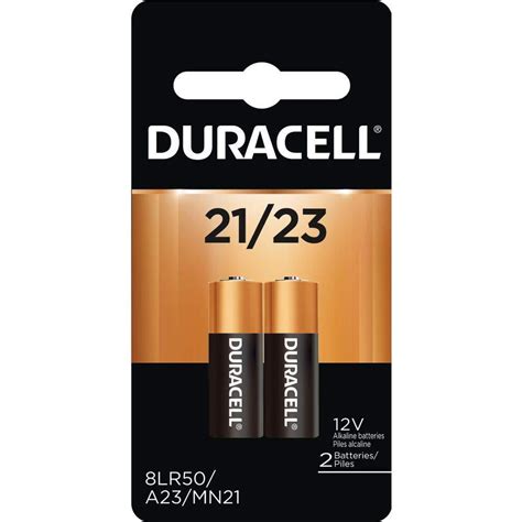 2 Duracell A23 23a A23bp Gp23 Mn21 2123 12v Alkaline Battery