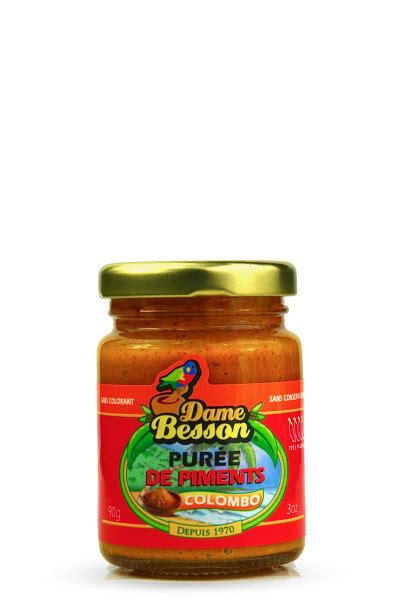 Purée de piment colombo Dame Besson