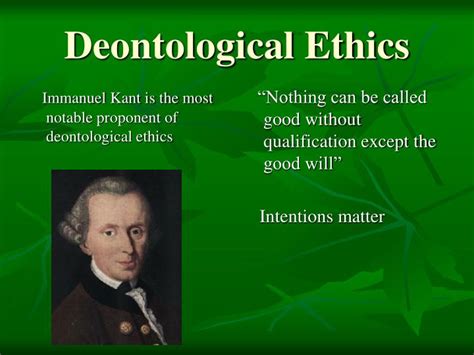 Ppt Deontological Ethics Powerpoint Presentation Id 5540364