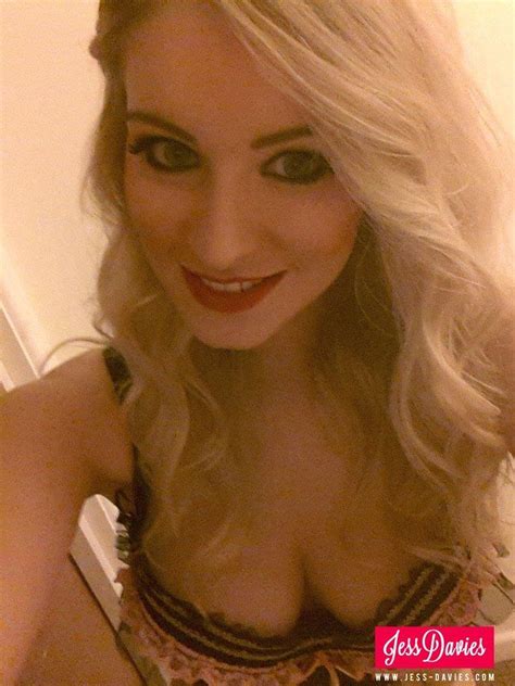Jess Davies Strips Her Frilly Lingerie To Reveal Her Big Boobies Porn Pictures XXX Photos Sex