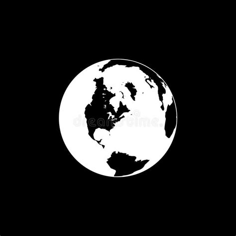 Globe Logo Black And White