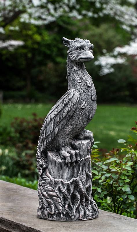 Phoenix Cast Stone Garden Statue Soothing Company