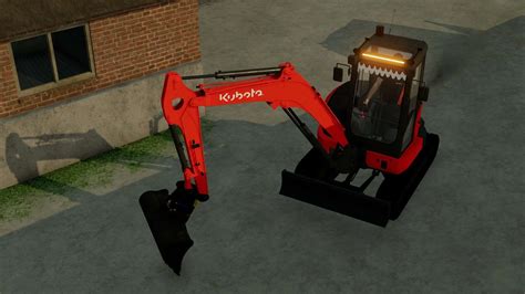 Kubota U Edit V Fs Mod Farming Simulator Mod