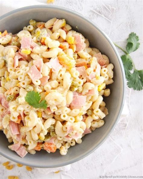 Macaroni Ham Salad L Kitchen Fun With My Sons