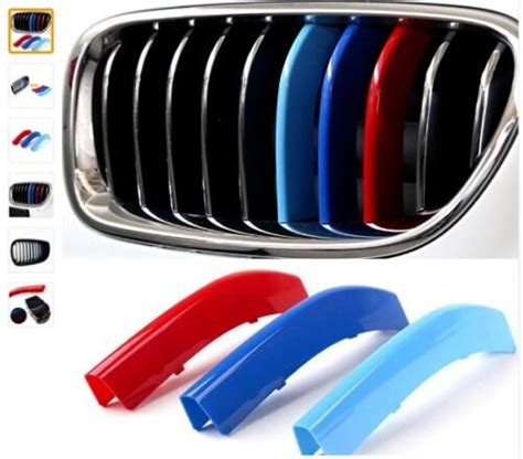 Bmw M Sport Grill 3 Colour Cover Sports Strip 5 Series Stripes E60 M5