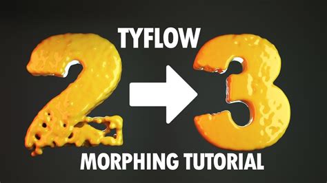 How To Morph Objects Using Tyflow Youtube